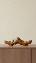 Hand-Carved Tea Wood Scholar's Brush Rest